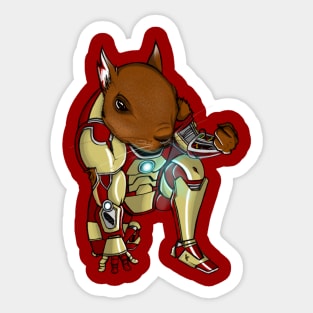 Iron Squirrel Sticker